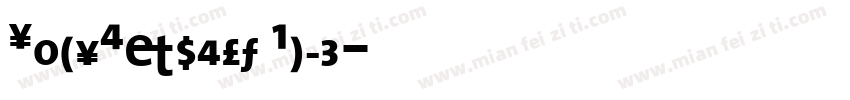 SansExpert Bold字体转换